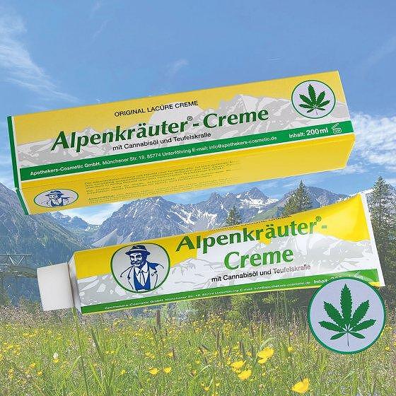 Alpenkrauter Crème met **olie en Duivelsklauw