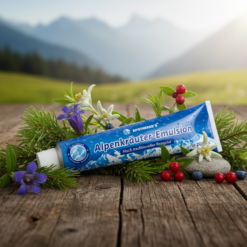 Alpenkrauter Emulsion Apotheker's - botanische productshot